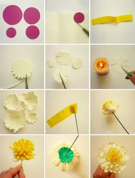 Virágok foamirana mesterkurzus kezdőknek lépésről lépésre fotók