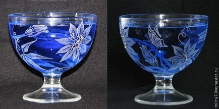Декорирайте гарафа и чаши в техниката на стъкло гравиране - Справедливи Masters - ръчна изработка,