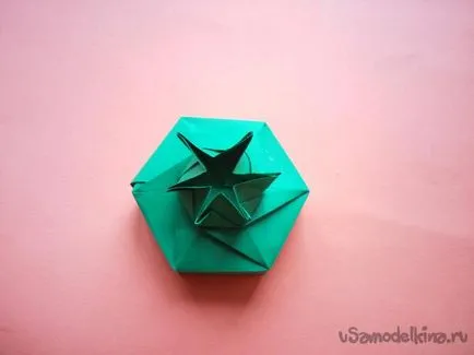 Ние правим - оригами шестоъгълна кутия
