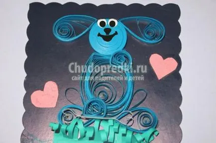 Gyermekek Quilling kézműves