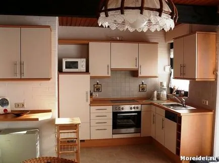 Дизайн на малък ъгъл кухня как да го направи удобен