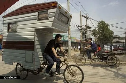 Casa pe o bicicletă