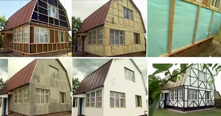 Homlokzati stílusában favázas házak saját kezűleg, hogyan
