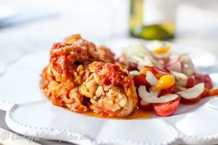 Пилешки бутчета с домати - готвя без глутен