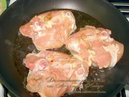 пилешки бутчета в тенджера, домашно приготвени по рецепти от Людмила