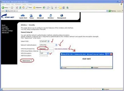 Instrucțiuni pentru configurarea modemului v1 stea-net AR800