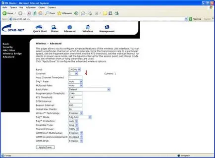 Instrucțiuni pentru configurarea modemului v1 stea-net AR800