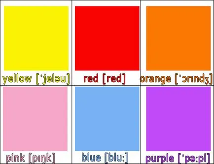 Учим се цветове на английски език с помощта на песни и igryenglishlittle