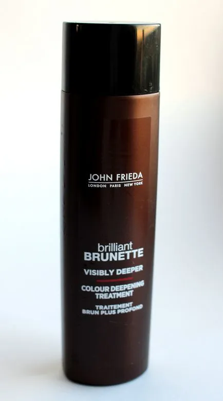 John frieda bruneta genial vizibil mai profunde - un mijloc pentru a reîmprospăta culoarea parului inchis