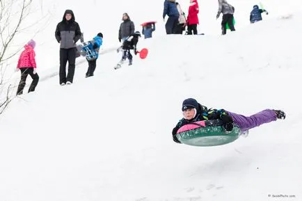 Hogyan lehet fényképezni a gyermek egy havas hegy