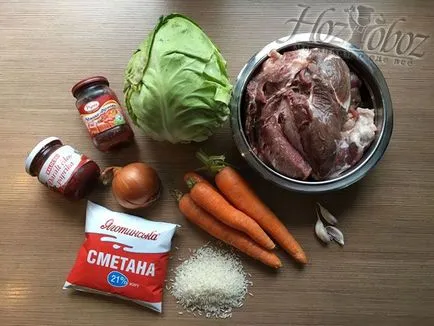 Cum de a găti o varza umplute reteta delicioasa de tineri pas cu fotografii, hozoboz - știm despre alimente