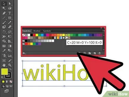 Как да промените цвета на шрифта в Adobe Illustrator