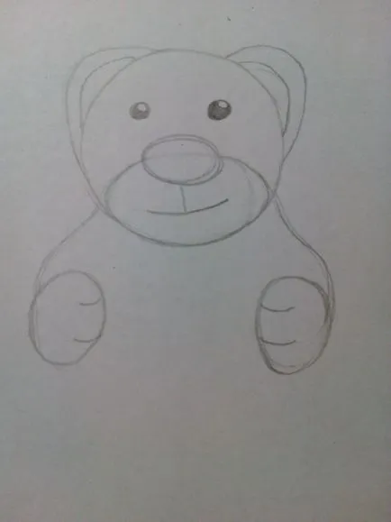 Как да се направи мечка на етапи за деца