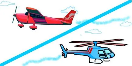 Ce zbor alege un avion sau elicopter (publicații)