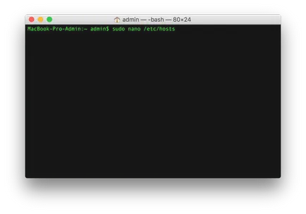 Hogyan kell szerkeszteni a hosts fájlt mac, os x világ
