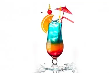 Soft băutură „curcubeu“, cocktail stratificat