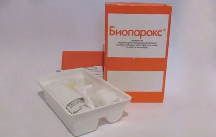Instrucțiuni de utilizare Bioparox anginoase