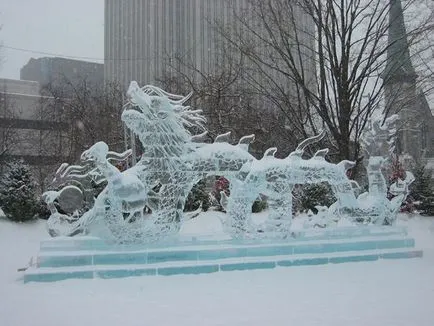 sculpturi din gheață (peste 100 de imagini)