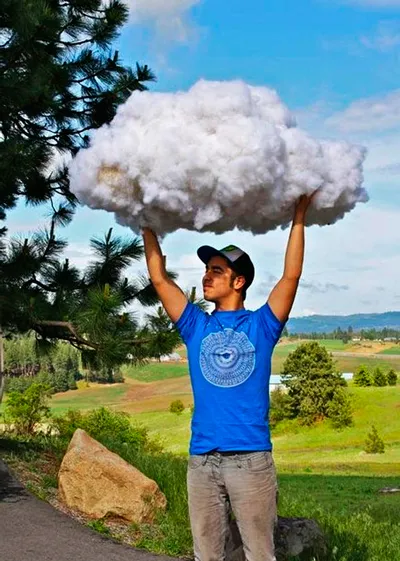 Как да направите облак от балони и памук (майсторски клас)