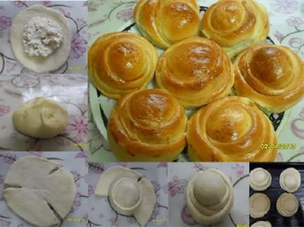 Hogyan készítsünk különböző formáit zsemle élesztőből tésztát, hogy süteményeket, szép, milyen formában