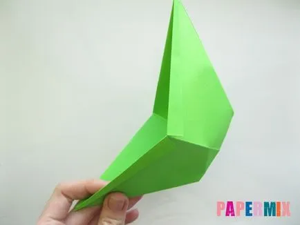 Hogyan készítsünk egy béka szájába a papír útmutató