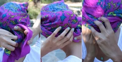 Cum de a lega un turban de esarfa - tendința de est