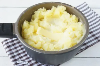 Картофено пюре с лук - стъпка по стъпка рецепта за това как да се готви със снимки