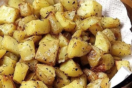 Categorie cartofi, rețete simple, în cuptor cu fotografii