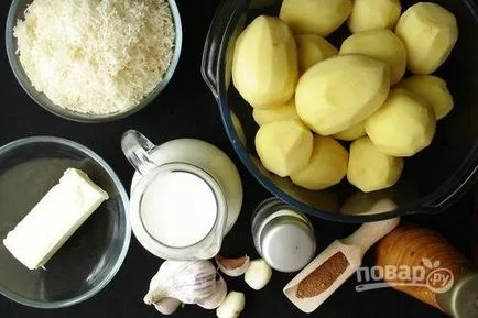 Картофи със сметана - стъпка по стъпка рецепта със снимки на