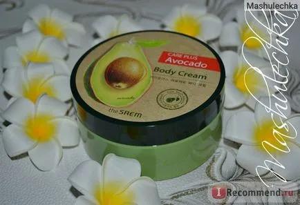 Crema de corp grija de avocado SAEM, plus - «Crema de corp de brand coreean va da piele, saem-