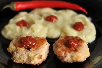 Csirke szelet burgonyával - recept fotókkal