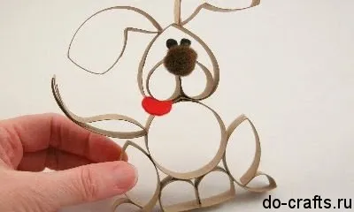 câine Quilling cu propriile sale mâini