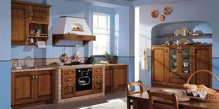 Кухнята в италиански стил - 20 снимка кухня интериорен дизайн