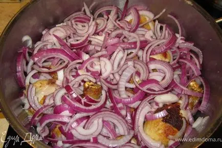 Csirke pörkölt sok hagyma (ismétlés) 👌 recept lépésről lépésre fotók, enni otthon