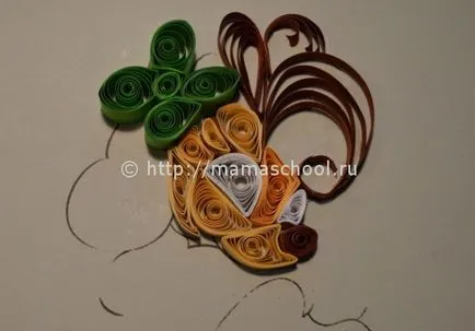 Quilling câine de master-class pas cu pas