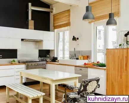 Kitchen Loft - fotó és tervezési szabályok