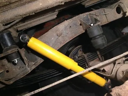 Lift Suspensie UAZ Hunter CMP setare arcuri, amortizoare Hola vechi, instalarea corpului distanțiere,