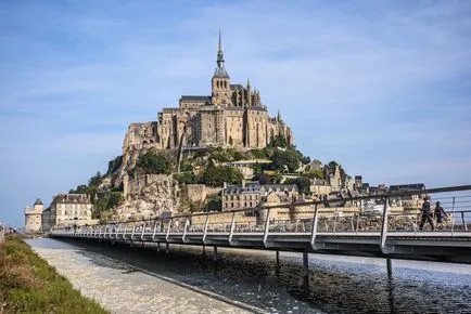 Mont Saint-Michel (Mont Saint Michel), Normandia, Franciaország - hogyan érjük el