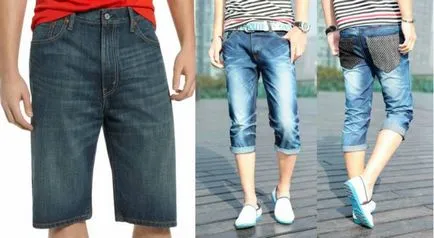 pantaloni scurti din denim pentru bărbați modul de a alege și de ce să se combine în mod corespunzător