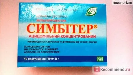 Multiprobiotics Symbiter symbiter acidophilus - «Symbiter acidophilic felnőtteknek és Symbiter-2