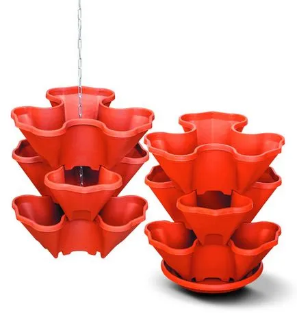 Set - Cascade - (3 vase cu tava), cumpara cu livrare