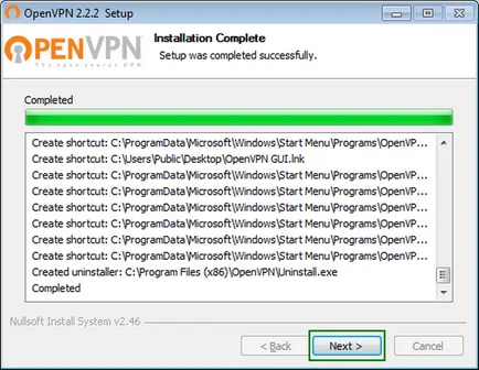 Konfigurálása VPN (OpenVPN) windows 7 (lépésről lépésre képekkel)