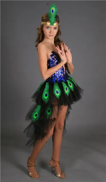 Costume de Crăciun păun cu mâinile - Anul Nou Peacock costum - modificarea îmbrăcăminte