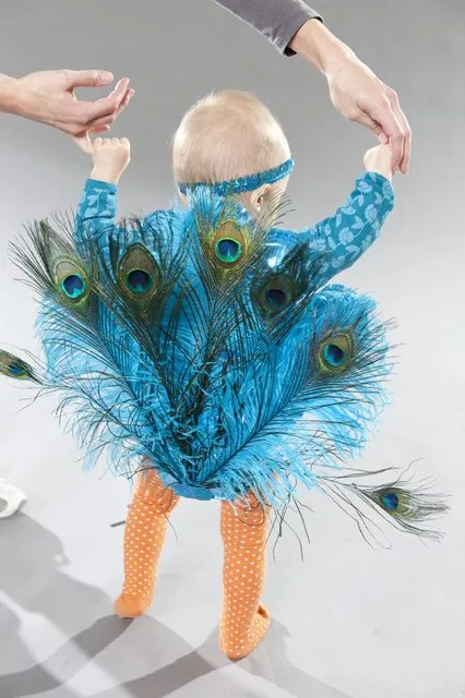 Costume de Crăciun păun cu mâinile - Anul Nou Peacock costum - modificarea îmbrăcăminte