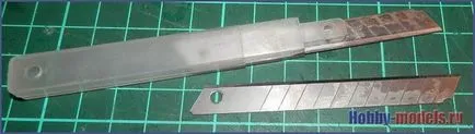 Ножове за моделиер и други режещи инструменти, модел блог