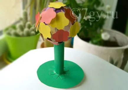 Vrac hack - copac miracol - din hârtie colorată și carton pentru copii