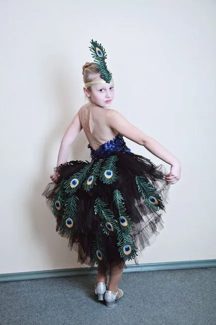 Costume de Crăciun păun cu mâinile - Anul Nou Peacock costum - modificarea îmbrăcăminte