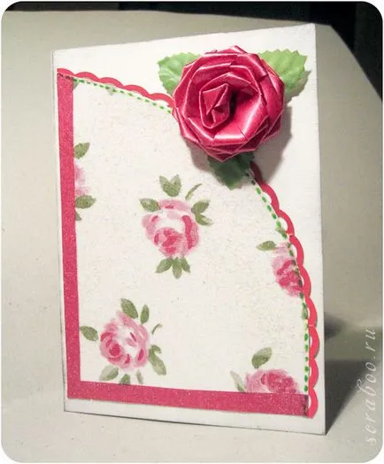 master-class pentru incepatori decoupage pe o carte poștală, scrapbooking pe