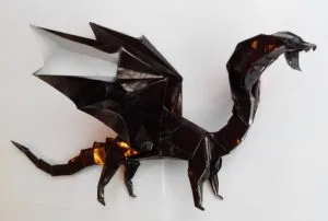 Origami sárkány, lépésről lépésre fotó és videó műhelyek