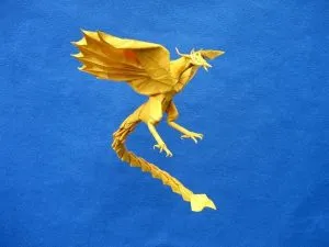 Origami dragon, pas cu pas foto și video, ateliere